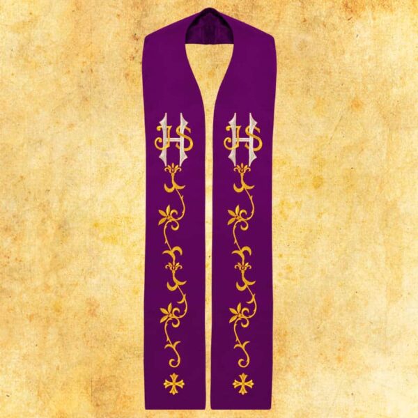 Embroidered stole "IHS Big"