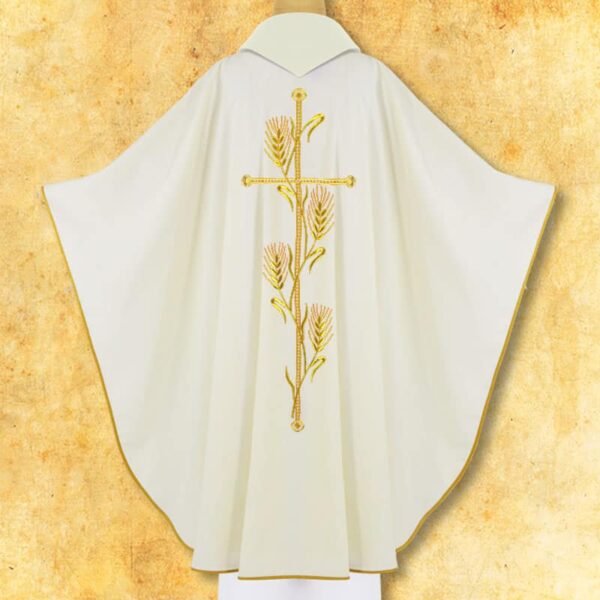 Chasuble embroidered "Chalice with ears"