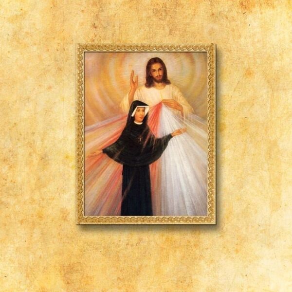 Obraz "Jezus Miłosierny i Św. Faustyna"