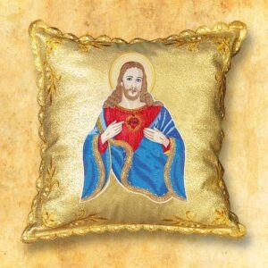 Procession pillow “Jesus in a blue robe”