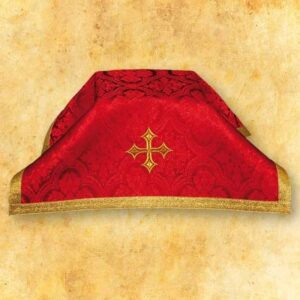 Red chalice veil