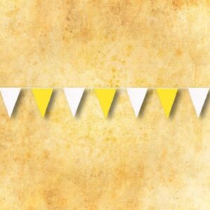 Yellow and white triangles