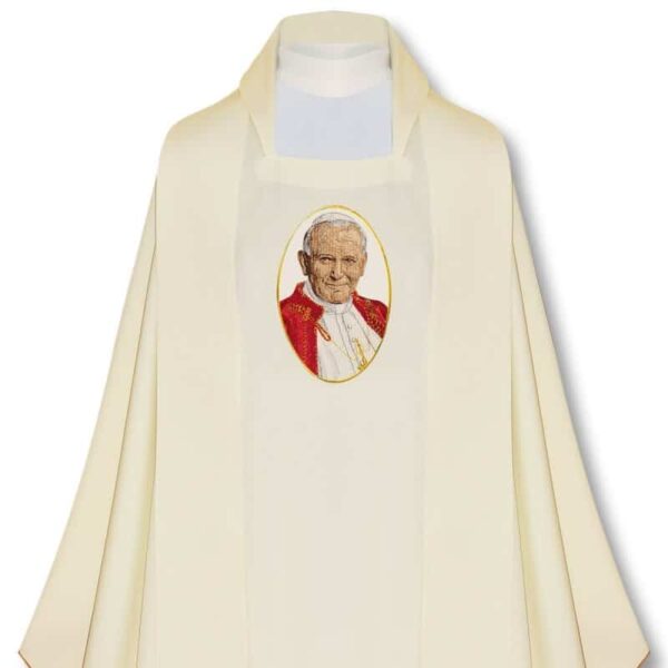 Ornat haftowany "Św. Jan Pawła II"