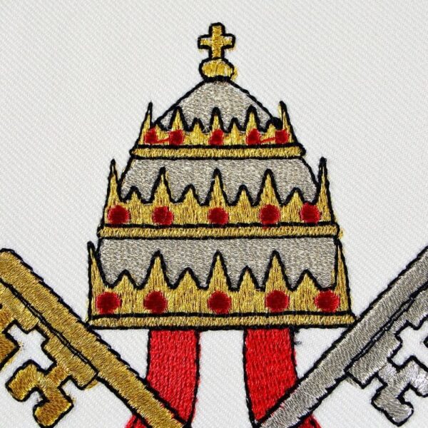 Stuła haftowana "Jana Pawła II" wizerunek haftowany (mały)