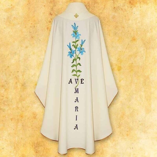 Ornat haftowany "Ave Maria"