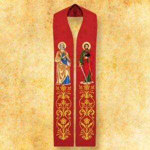 Embroidered stole “St. Peter and Paul”