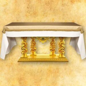 Golden altar cover