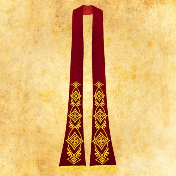 Embroidered stole "Crosses"
