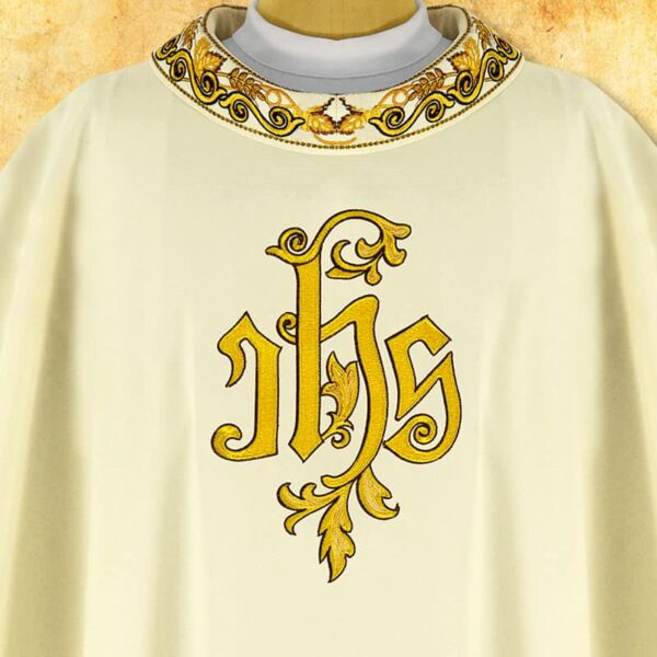 Embroidered chasuble "Parocco"
