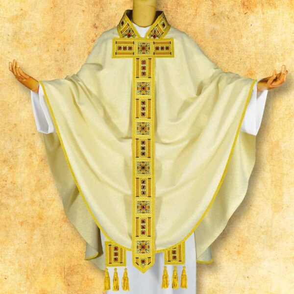 Chasuble embroidered "Pietra Roma"