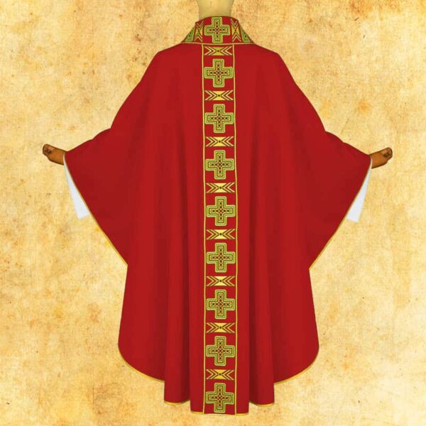 Chasuble embroidered "Cattolica"