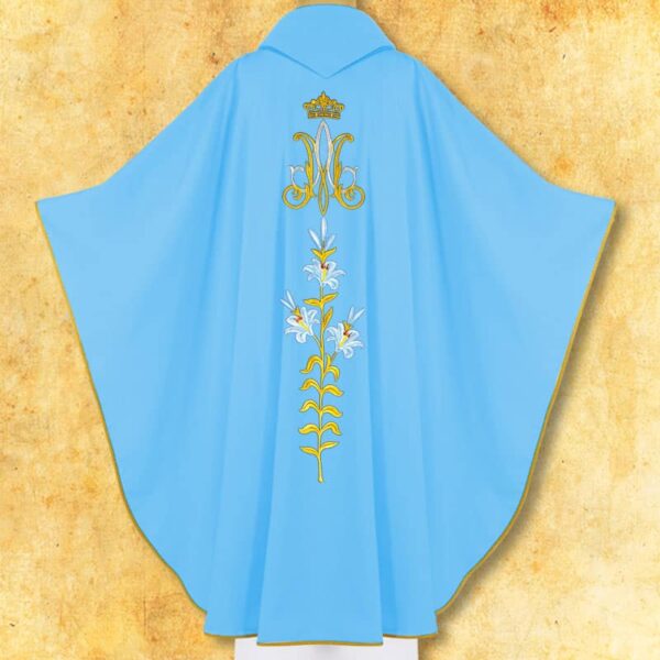 Chasuble embroidered "Marian"