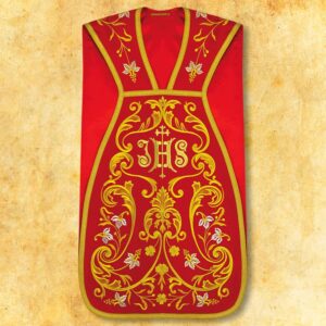 Chasuble embroidered Roman “Gospel”