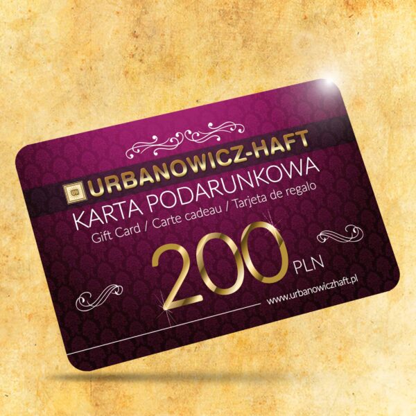 Gift card worth 200 PLN