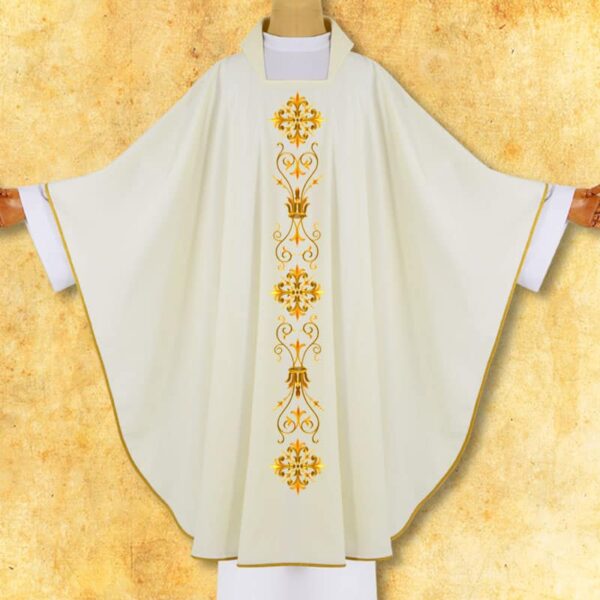 Embroidered chasuble "Crosses"