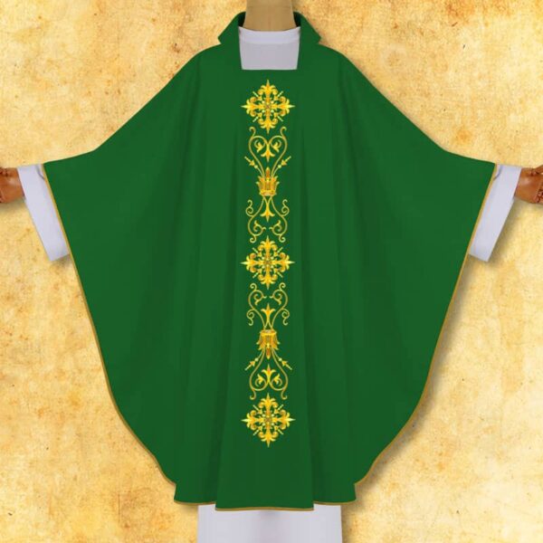 Embroidered chasuble "Crosses"