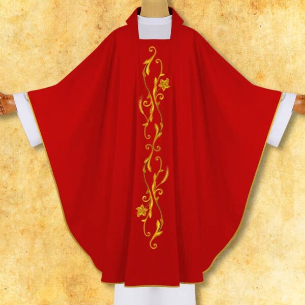 Embroidered chasuble "Kłosy"