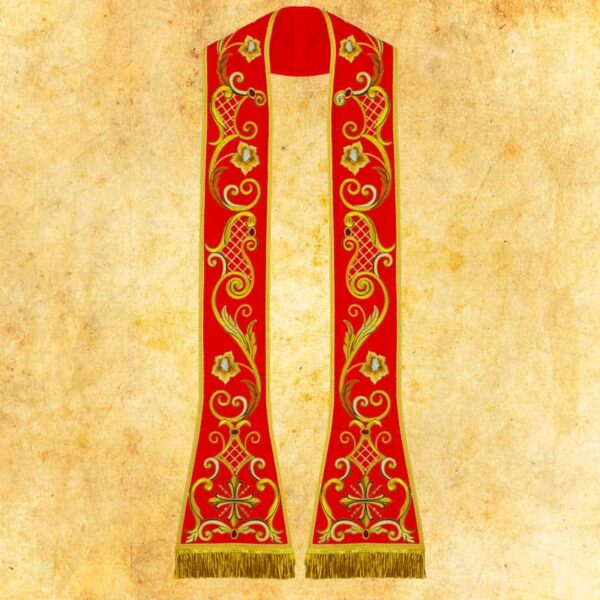 Embroidered Roman stole