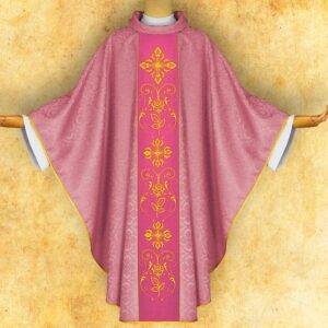 Chasuble with embroidered belt