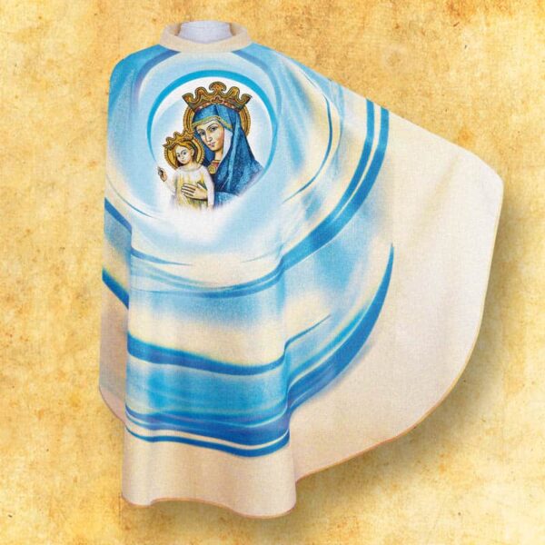 Chasuble foto blue "Mother of God"
