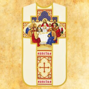 Chasuble embroidered Roman “Last Supper”