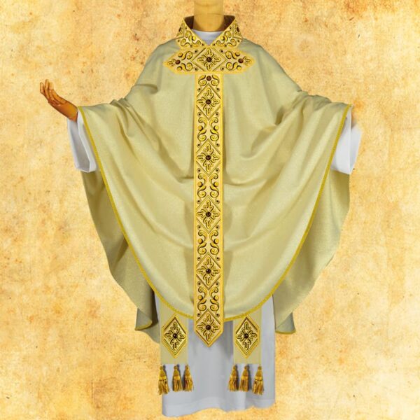 Chasuble embroidered "Monsignor"