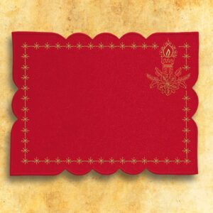 Red napkin for Christmas