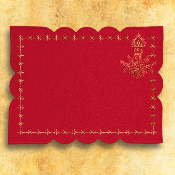 Red napkin for Christmas
