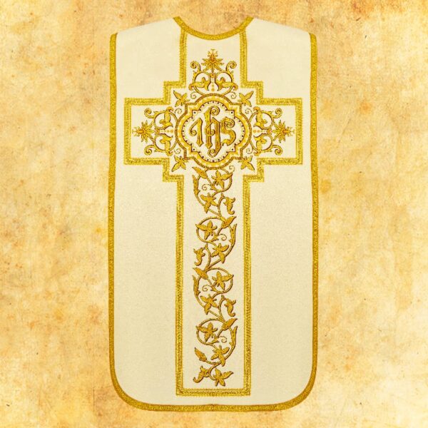Embroidered Roman chasuble "Pastorales"