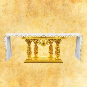 Embroidered tablecloth “Golden Series No. 4”
