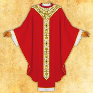 Embroidered chasuble “Gaudete”