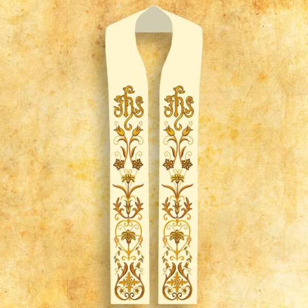 Embroidered stole "Angelus"