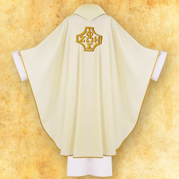 Embroidered chasuble "Oasis"