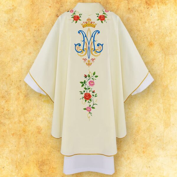 Chasuble embroidered "Guadalupe"