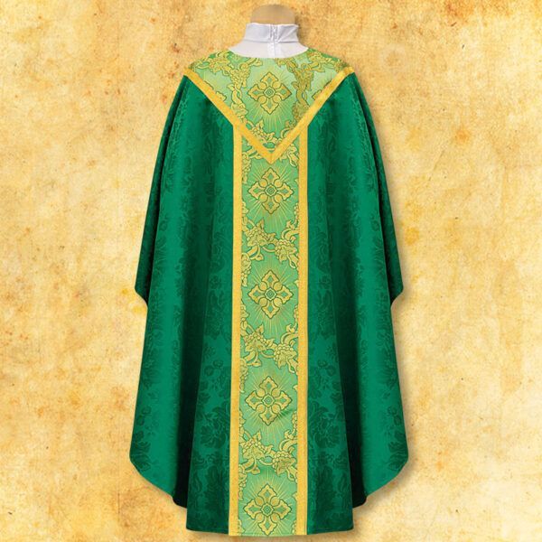 Chasuble embroidered "Apostolico-Verde"
