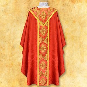 Chasuble embroidered “Apostolico-Rosso”
