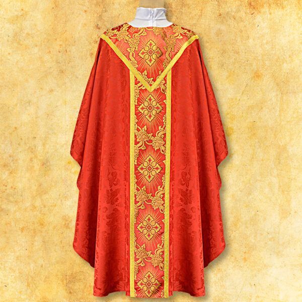Chasuble embroidered "Apostolico-Rosso"