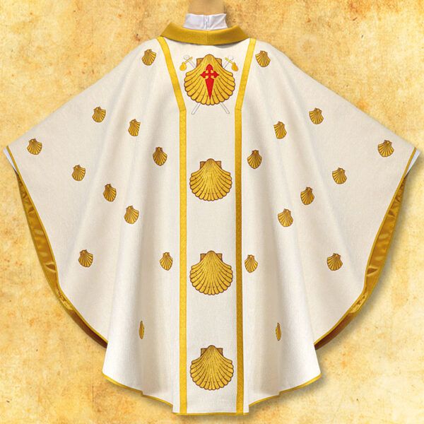 Chasuble embroidered "Shells of St. James"