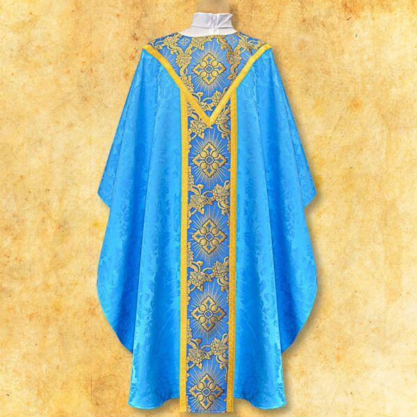 Chasuble embroidered "Apostolico-Blue"