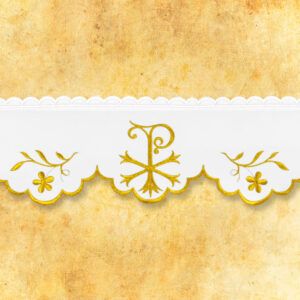 Embroidered lace “Golden series no. 1”