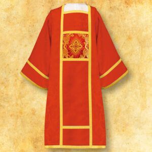 Embroidered Dalmatic “Apostolico-Rosso”