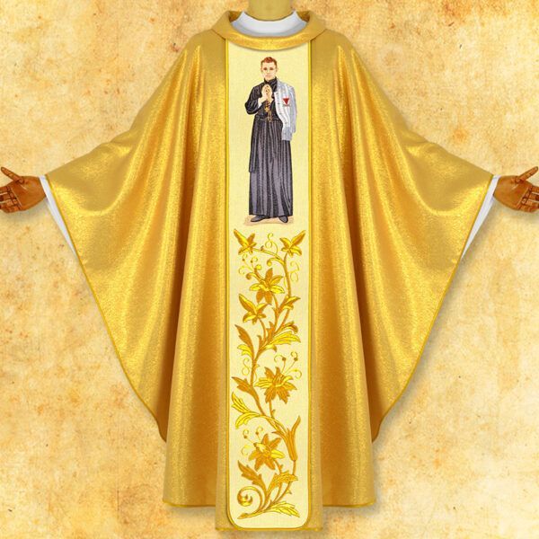 Chasuble with embroidered image "Blessed Frelichowski"