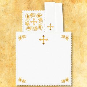 Chalice linen “Golden series – Cross”