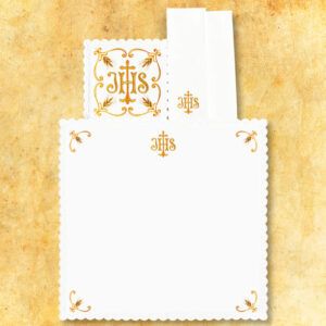 Chalice linen “Golden series – IHS”