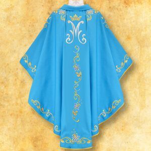 Chasuble embroidered “Marian”