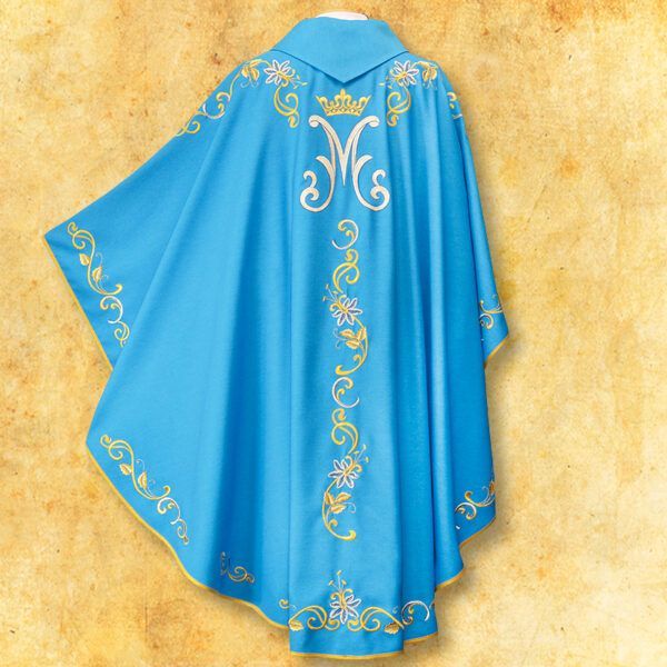 Chasuble embroidered "Marian"