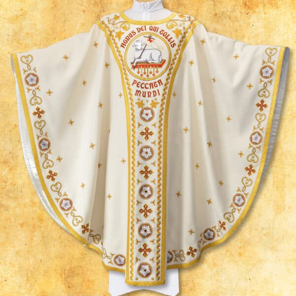 Embroidered chasuble "Lamb of God"