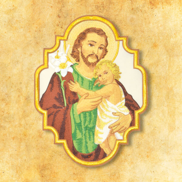 Embroidered application "St. Joseph"