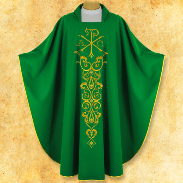 Chasuble embroidered "PX"