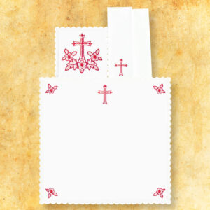 Chalice linen “Colored” red